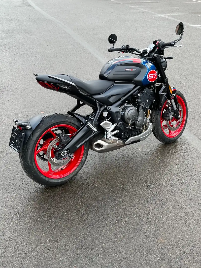 Triumph Trident 660 Triple Tribute (garantie 24 mois) Bleu - 2
