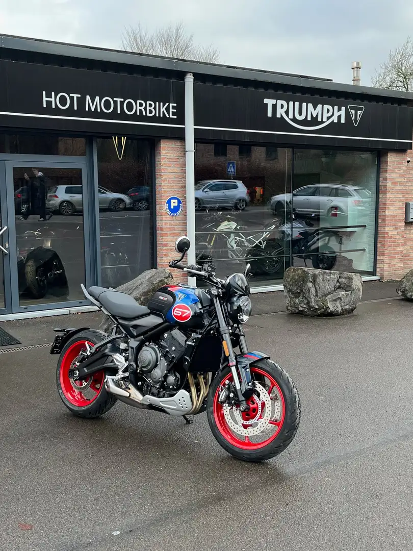 Triumph Trident 660 Triple Tribute (garantie 24 mois) Bleu - 1