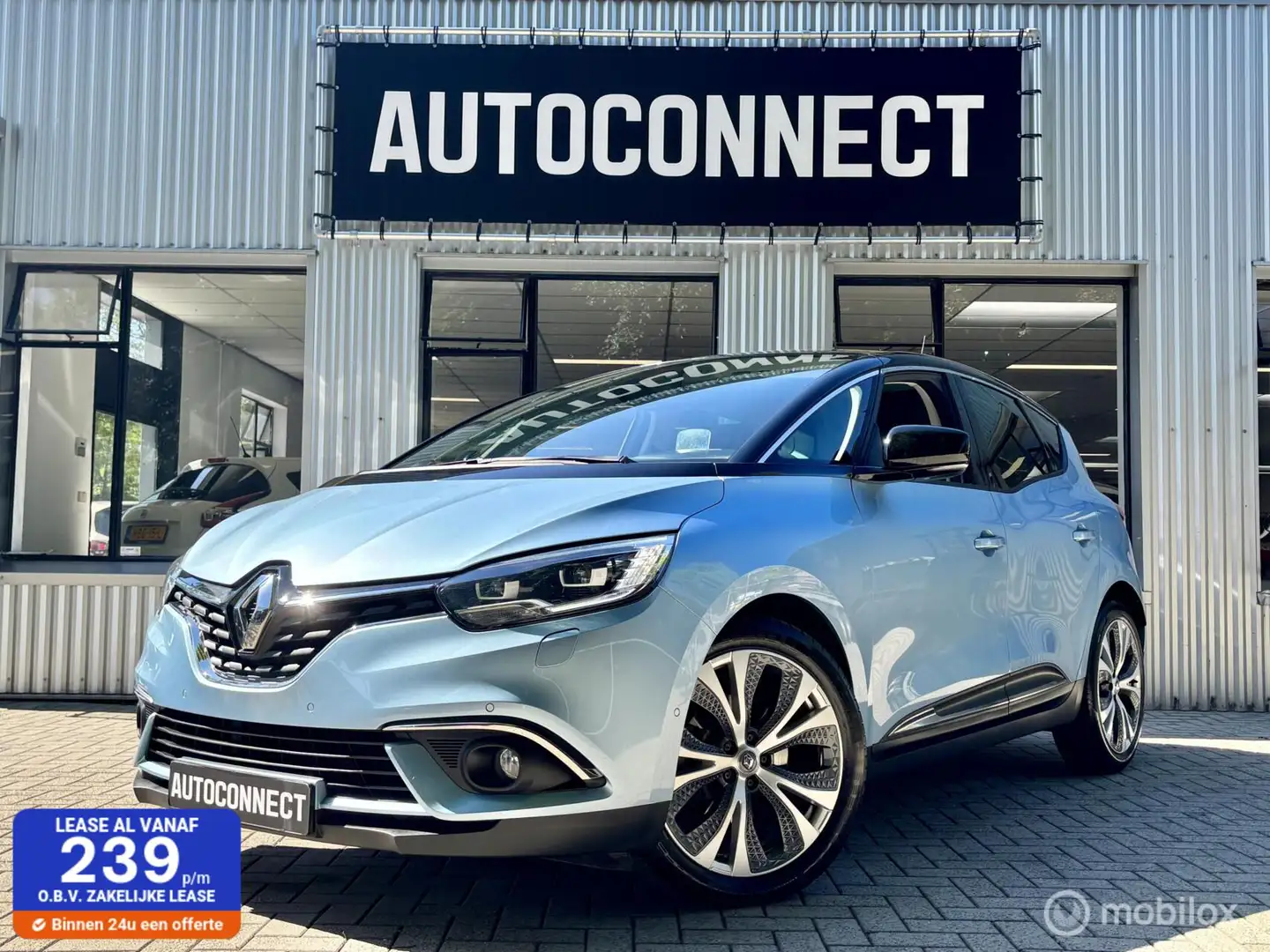 Renault Scenic 1.2 TCe 132 PK. NAVI, CAMERA, CRUISE, CLIMA, STOEL Blauw - 1