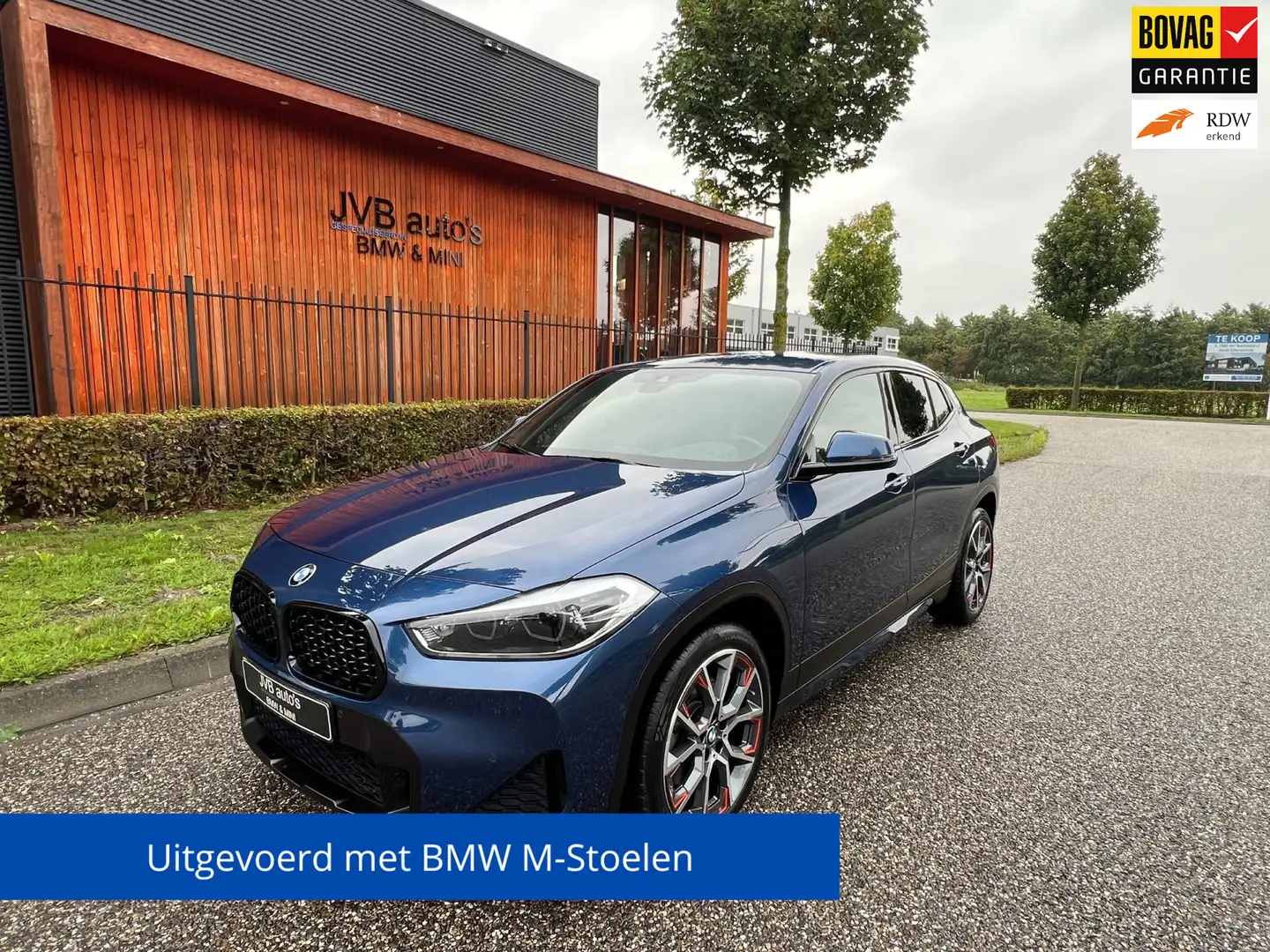 BMW X2 SDrive20i Mesh Edition, M-Sport, M-stoel, led, hif Blau - 1