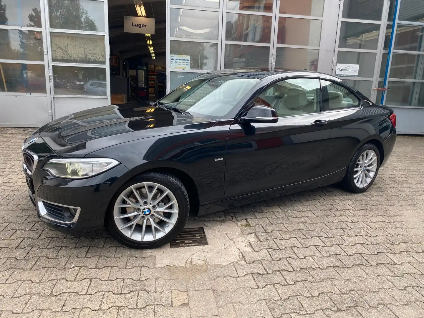 BMW 220 d Coupe Luxury Line/Automatik/Schiebedach/PDC Noir - 2