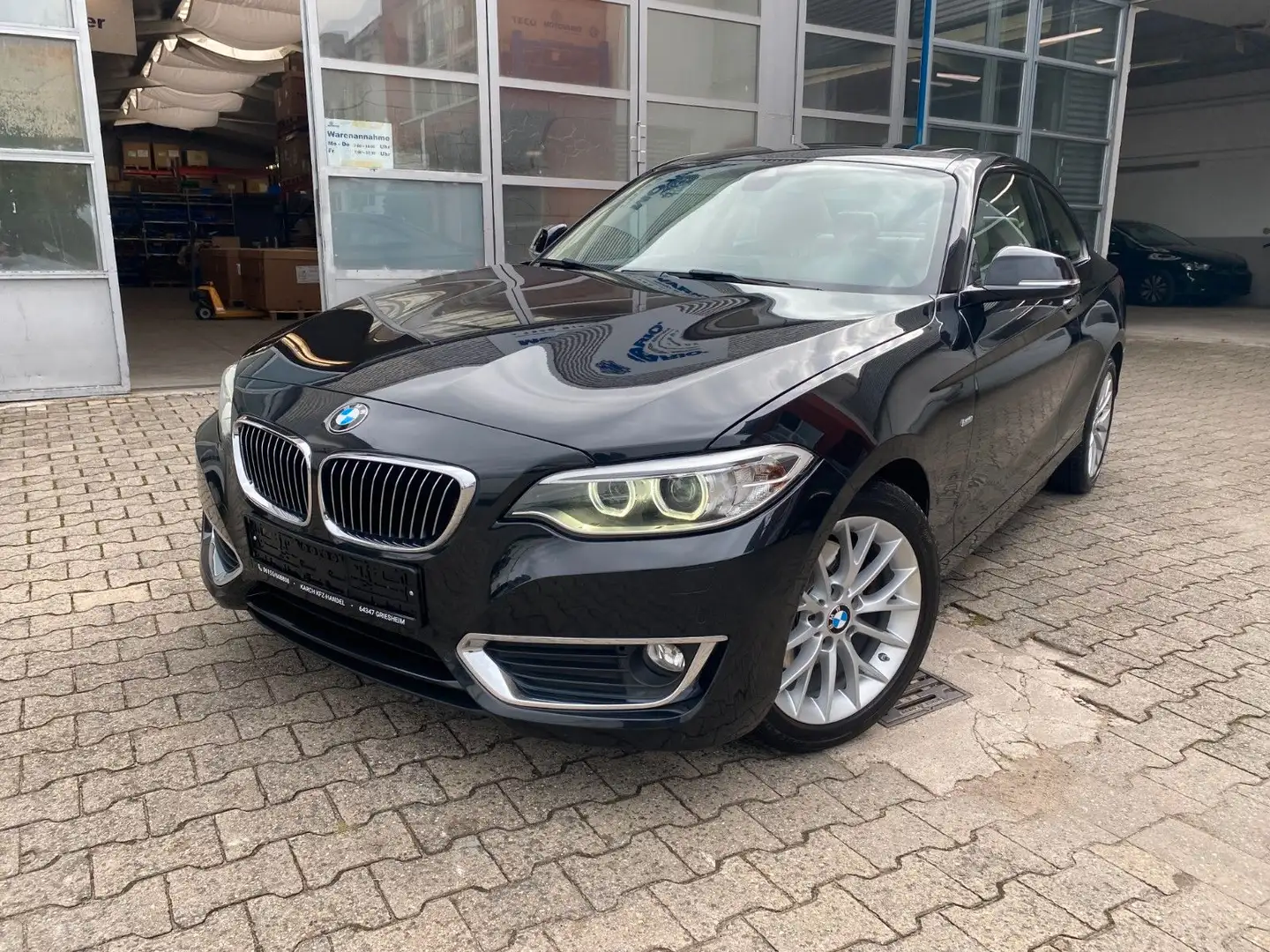 BMW 220 d Coupe Luxury Line/Automatik/Schiebedach/PDC Noir - 1