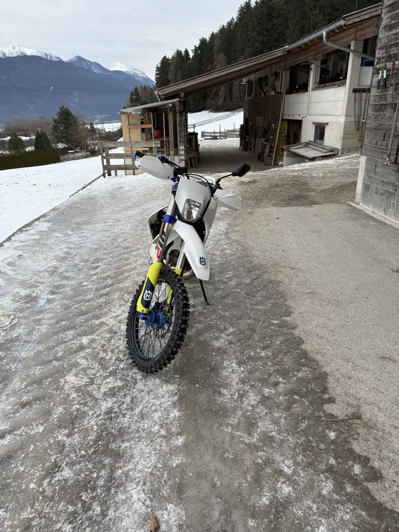 Husqvarna TE 300 Elektrostarter und kicker Blanco - 1