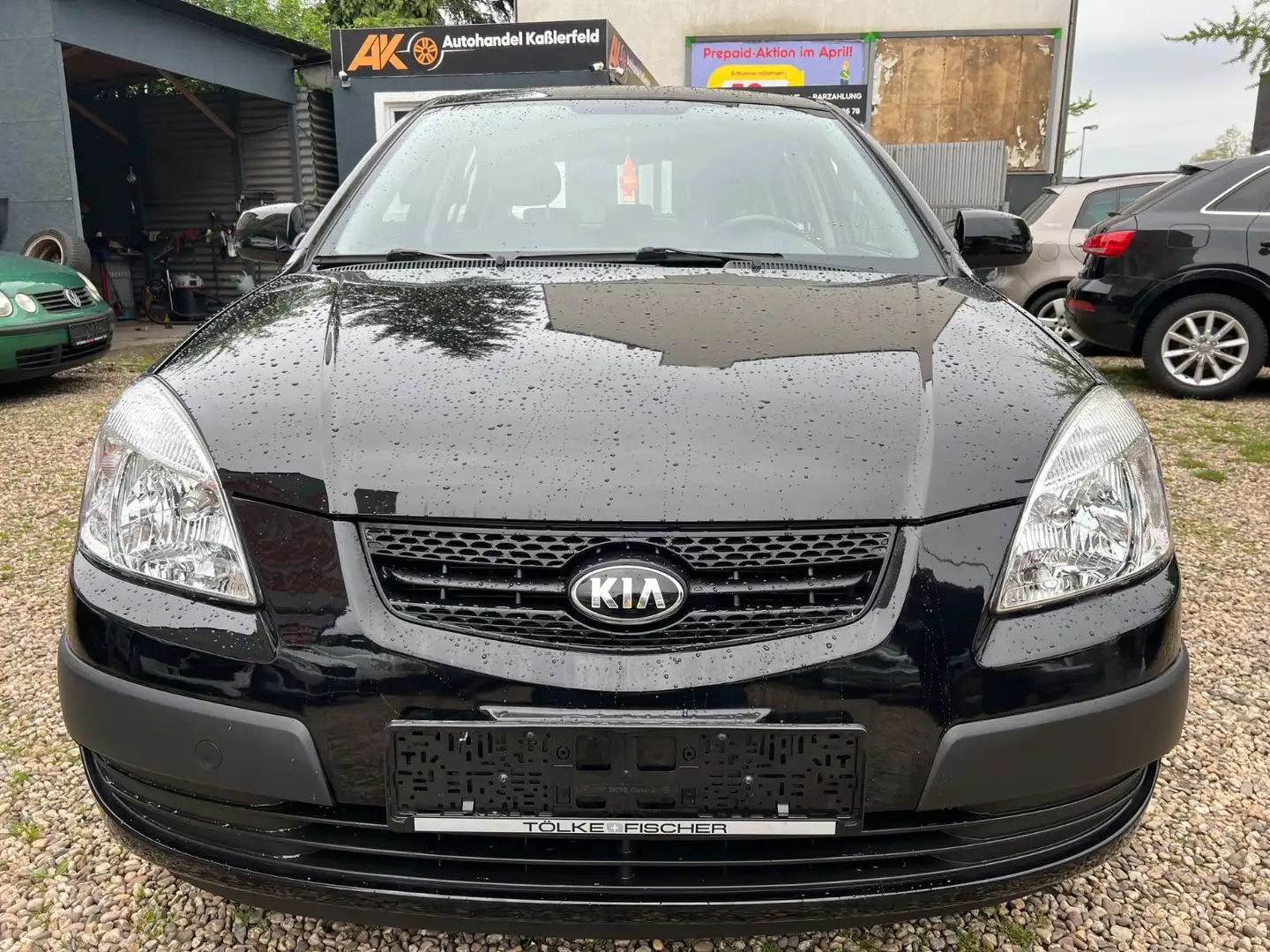 Kia Rio 1.4 EX*1.HAND*KLIMA*E-FENSTER*MFL*ZENTRALV.* Negro - 2