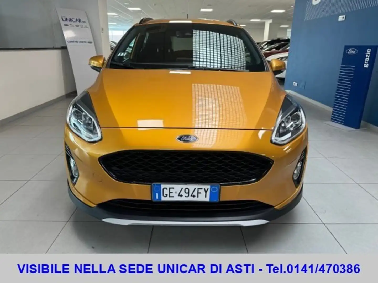 Ford Fiesta 1.0 Active 125 CV M. Hybrid Giallo - 2