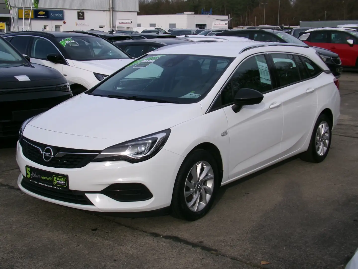 Opel Astra ST 1.5 Elegance Inspektionspaket Big Deal! Weiß - 2
