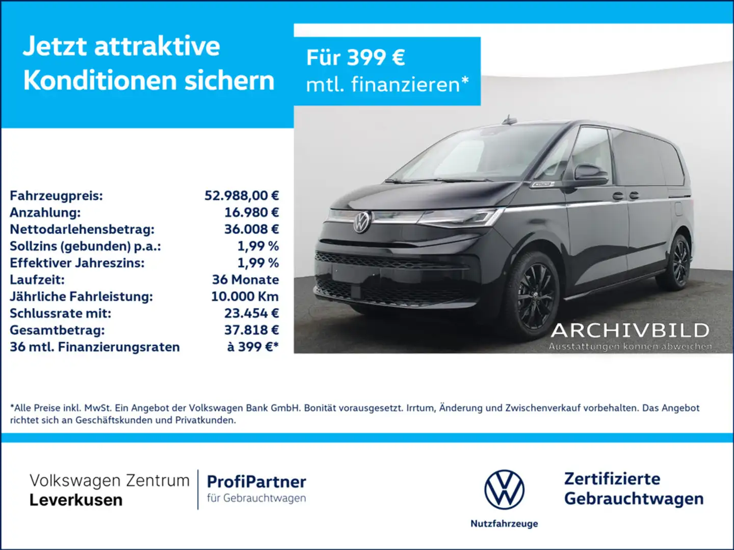 Volkswagen Schwarz - 1