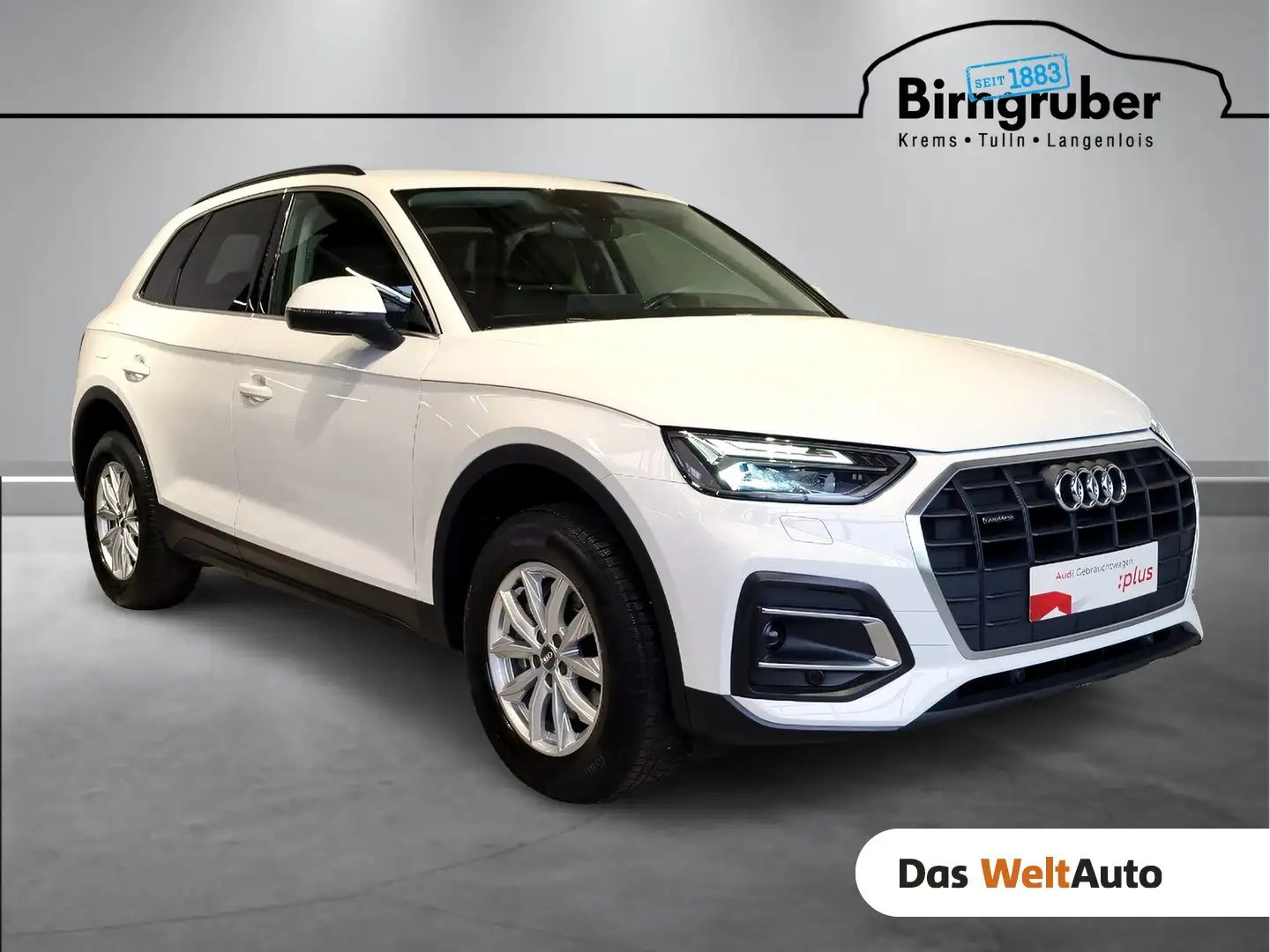 Audi Q5 40 TDI quattro intense Blanc - 1