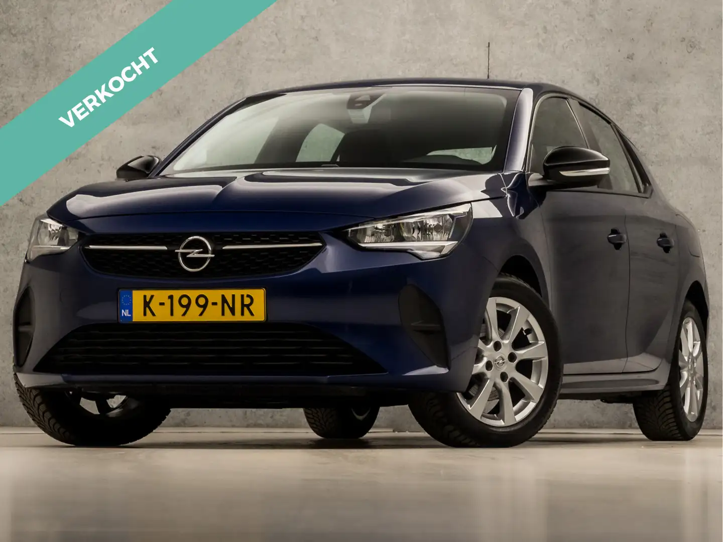 Opel Corsa 1.2 Sport (APPLE CARPLAY, GROOT NAVI, LM VELGEN, S Blau - 1