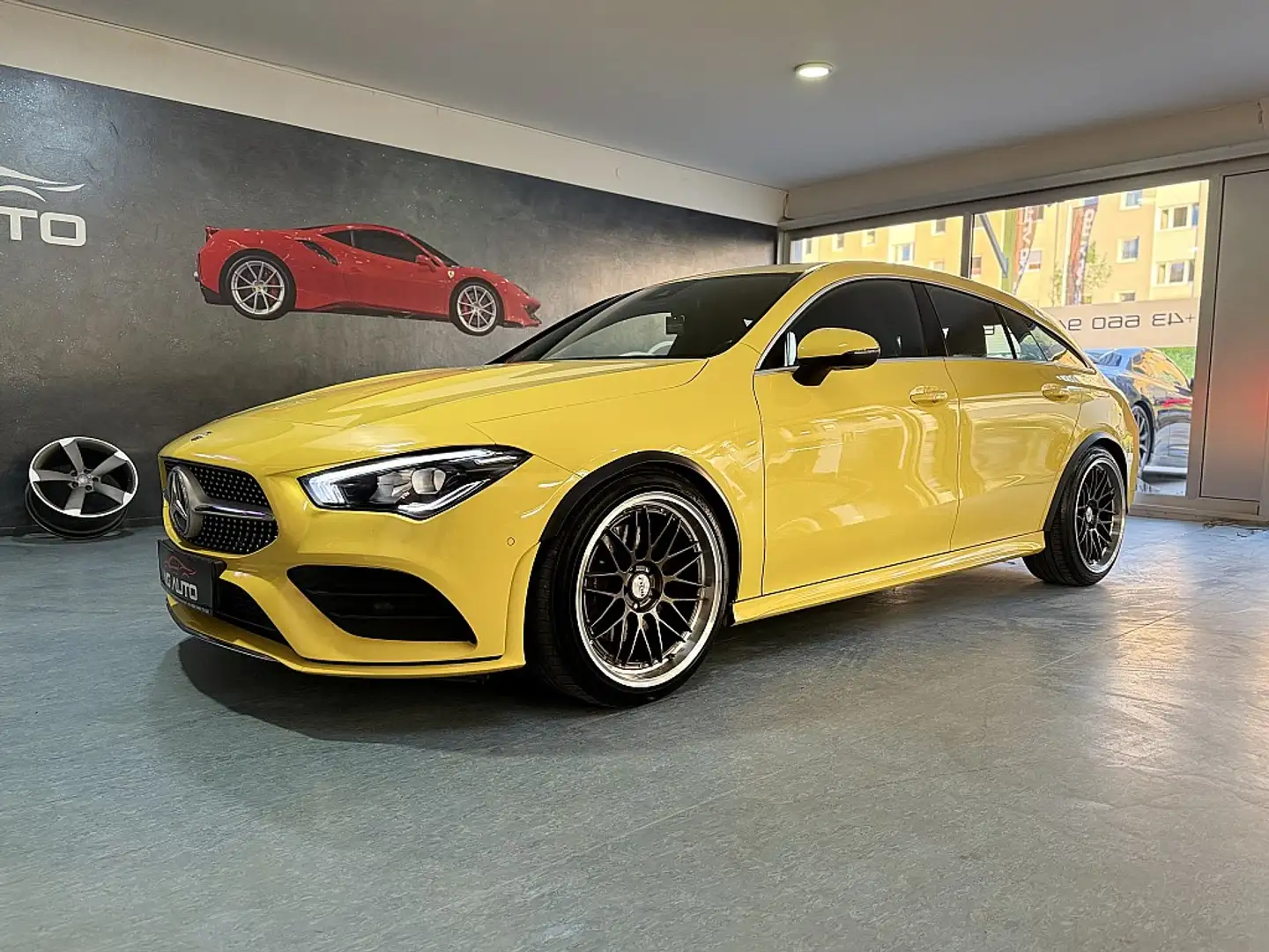 Mercedes-Benz CLA 200 d Shooting Brake Aut. *AMG-LINE*TOP AUSSTATTUNG Jaune - 1