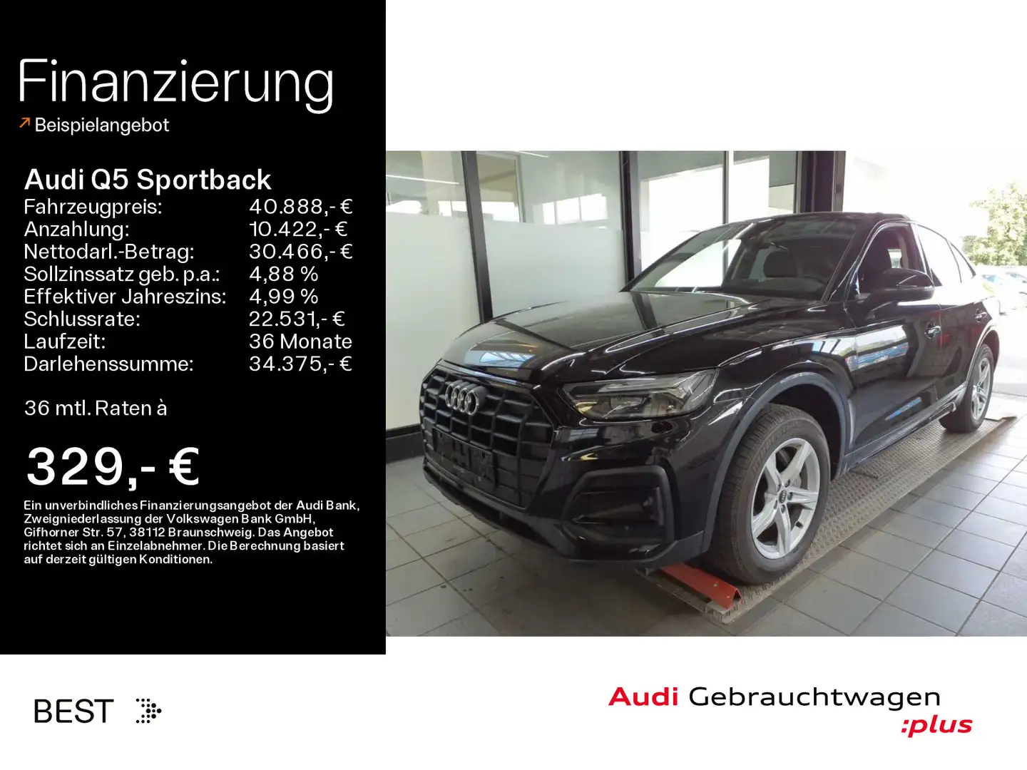 Audi Q5 advanced 40 TFSI qu. AHK*Pano*Tour* Schwarz - 1