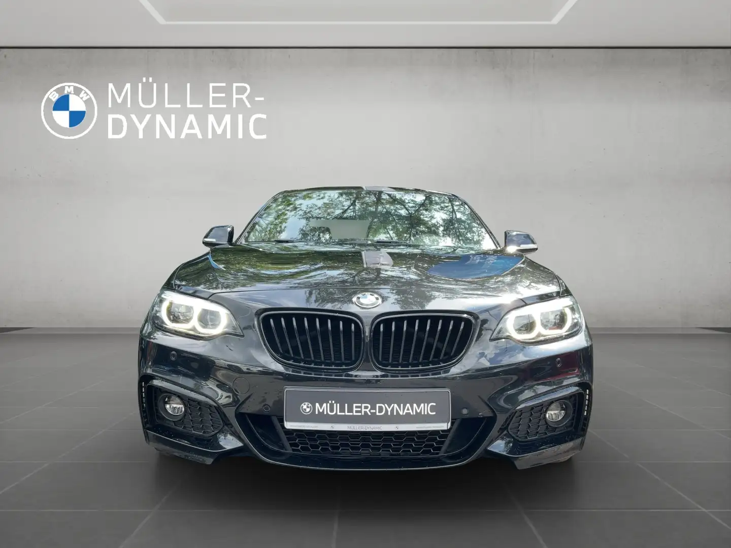 BMW 220 i COUPÈ M SPORT HIFI NAVI PROF SHZ DAB Negro - 2
