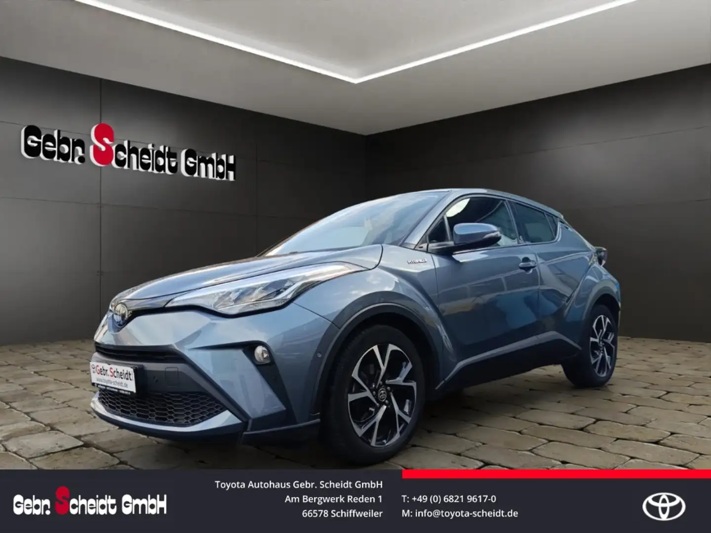 Toyota C-HR Hybrid Team D 1.8 EU6d-T Rückfahrkamera Sitzheizun Grau - 1