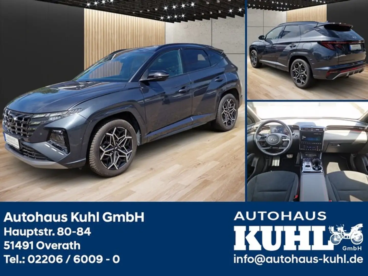Hyundai TUCSON Tucson 1.6 NLine PHEV AT 4WD AKH Navi+360°Cam Negro - 1