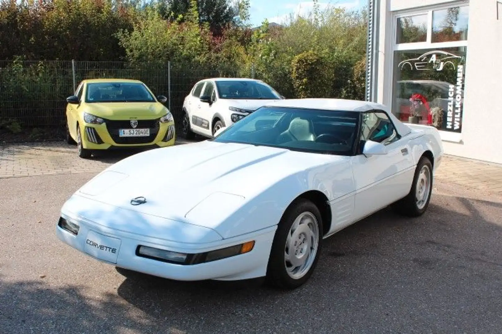 Corvette C4 Cabrio Automatik Weiß - 2