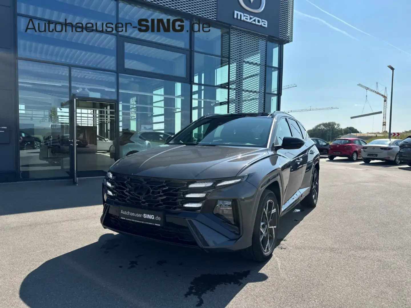 Hyundai TUCSON Hybrid N-Line Matrix Pano HeadUP 360° ECS Grau - 1