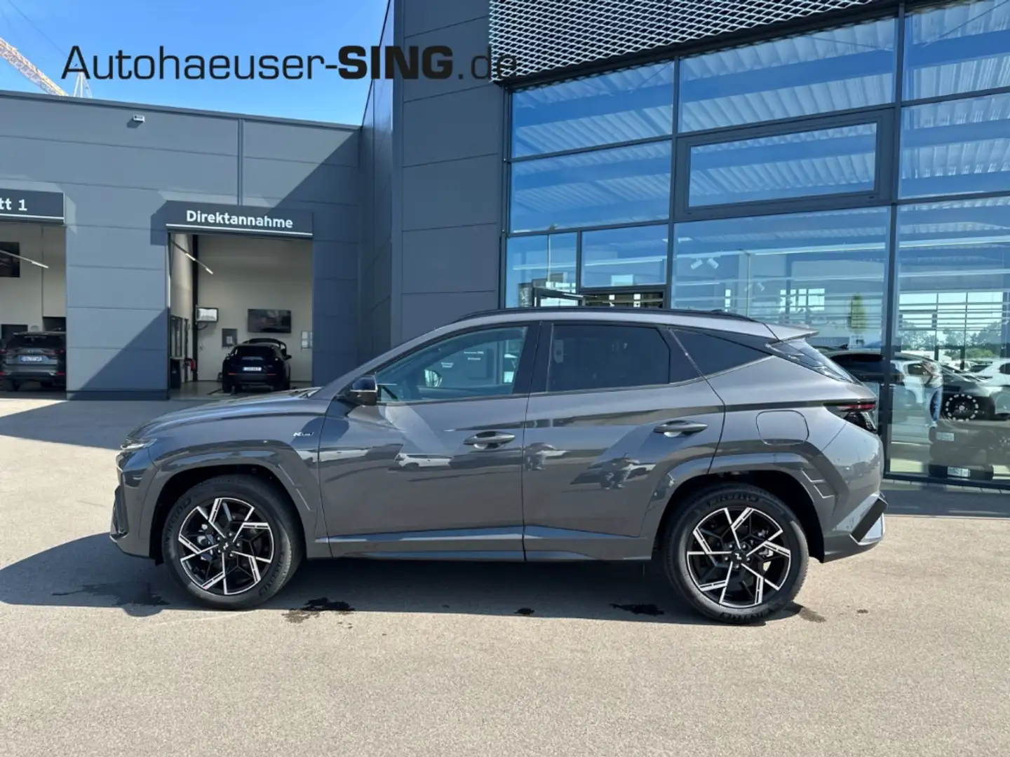 Hyundai TUCSON Hybrid N-Line Matrix Pano HeadUP 360° ECS Grau - 2