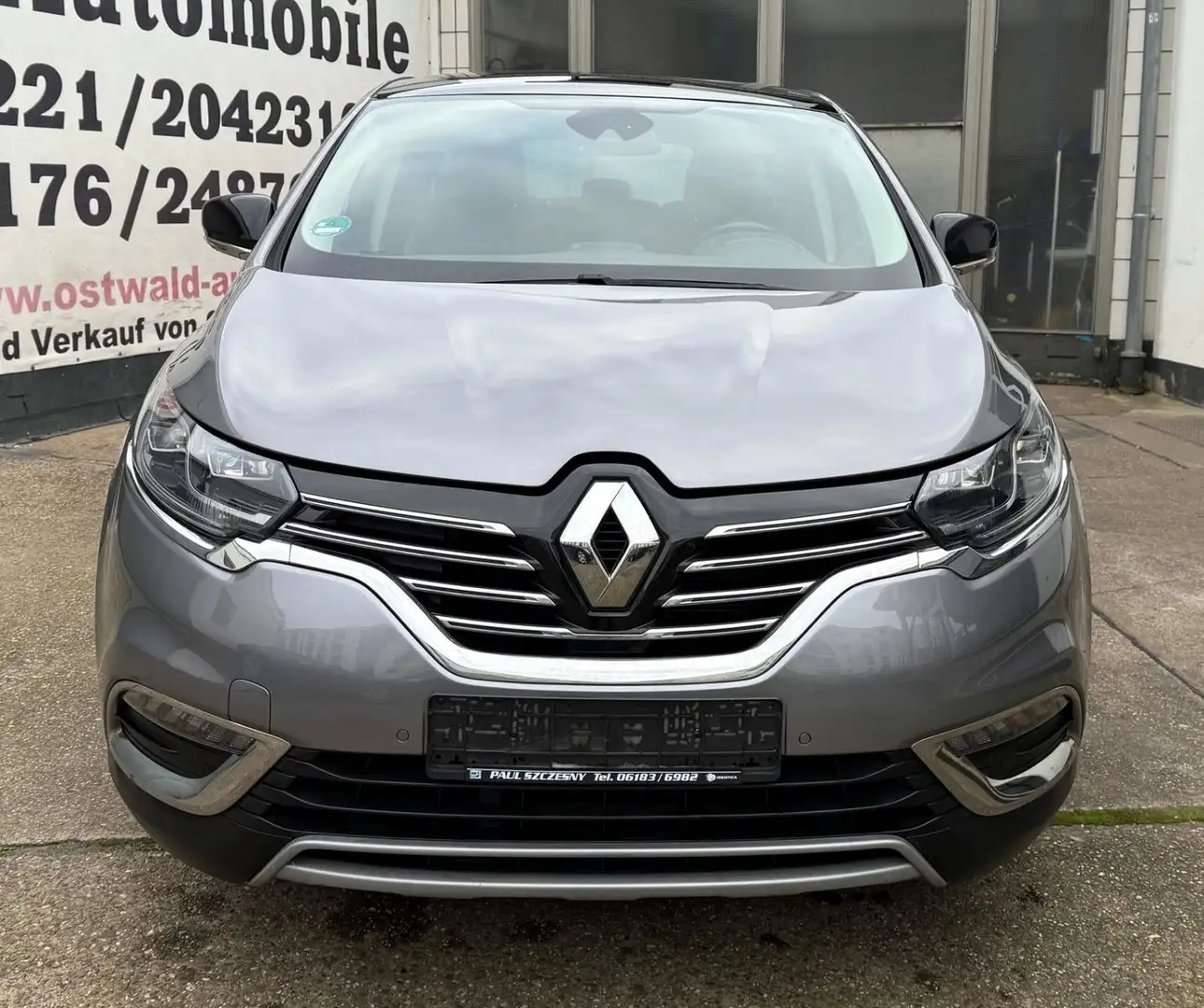 Renault Espace dCi Intens Leder Panorama KeyGo HeadUp 7S Grigio - 1