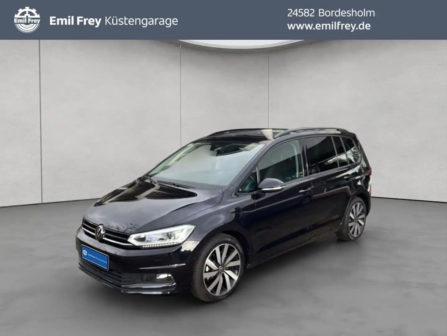 Volkswagen Touran Highline 2.0TDI 150PS DSG, 7-Sitzer, AHK, Schwarz - 1