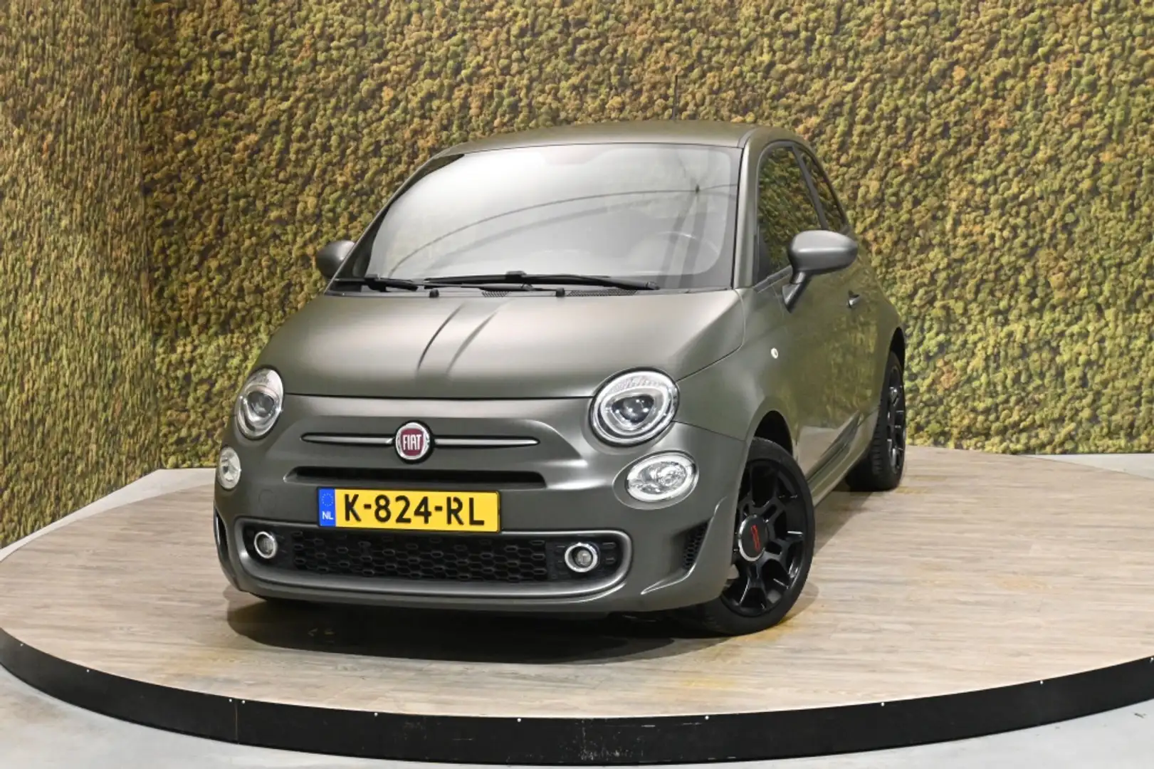 Fiat 500 1.2 Sport | PDC | Navi | Unieke kleur *Matgroen Groen - 1