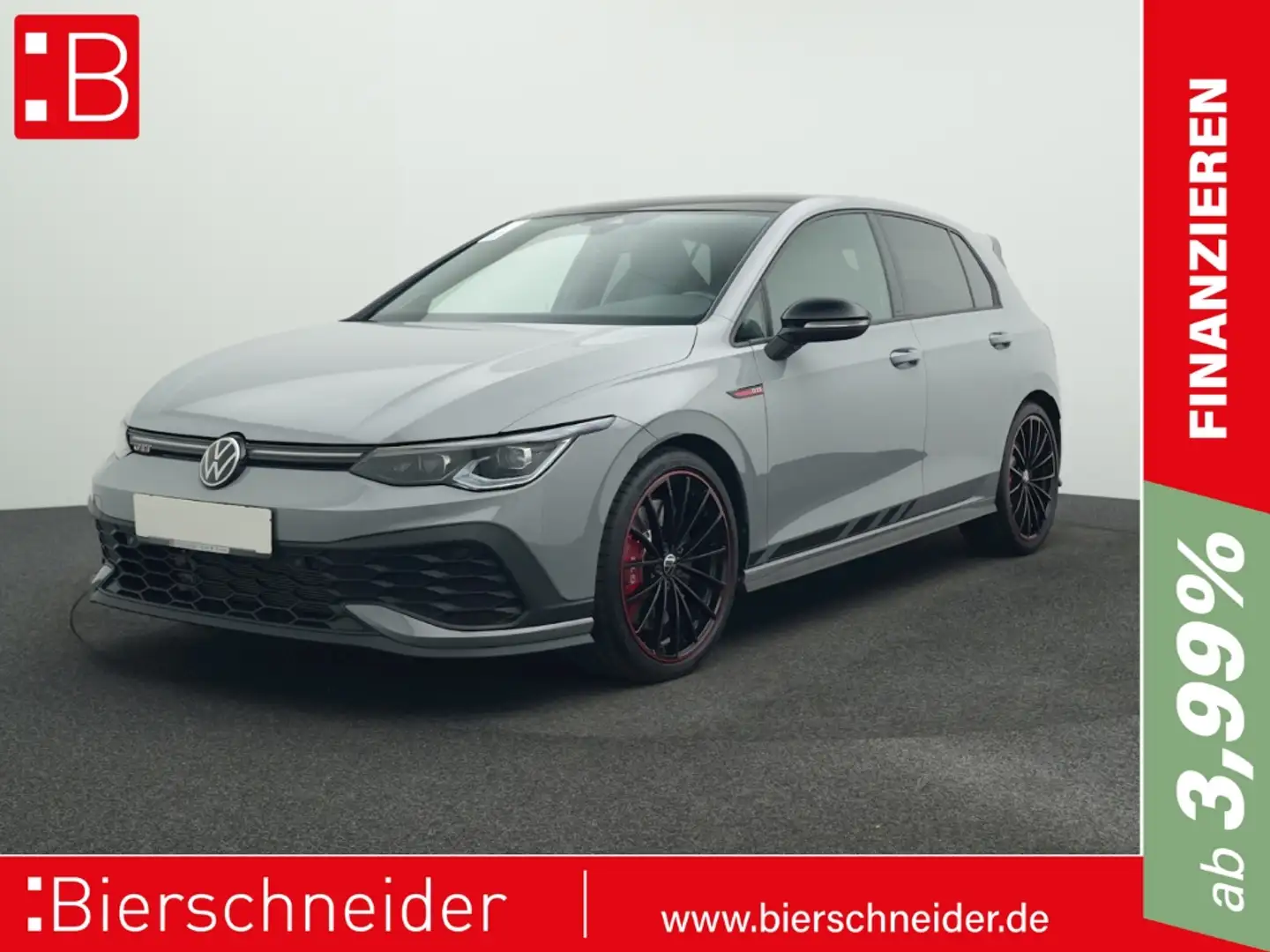 Volkswagen Golf GTI 8 2.0 TSI DSG Clubsport Black Style AKRA LEDER PAN Grau - 1