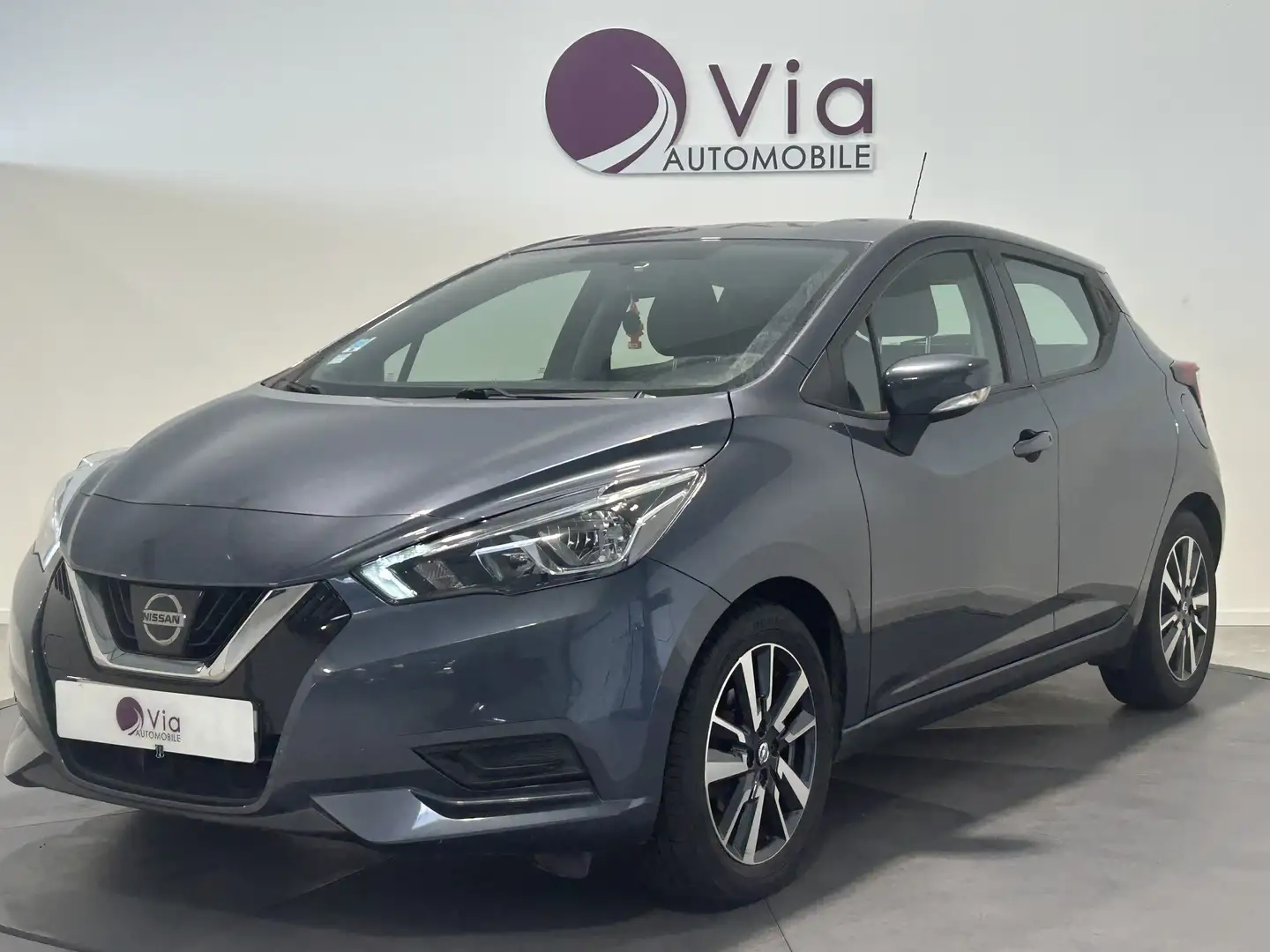 Nissan Micra IG 71 Visia Gris - 1