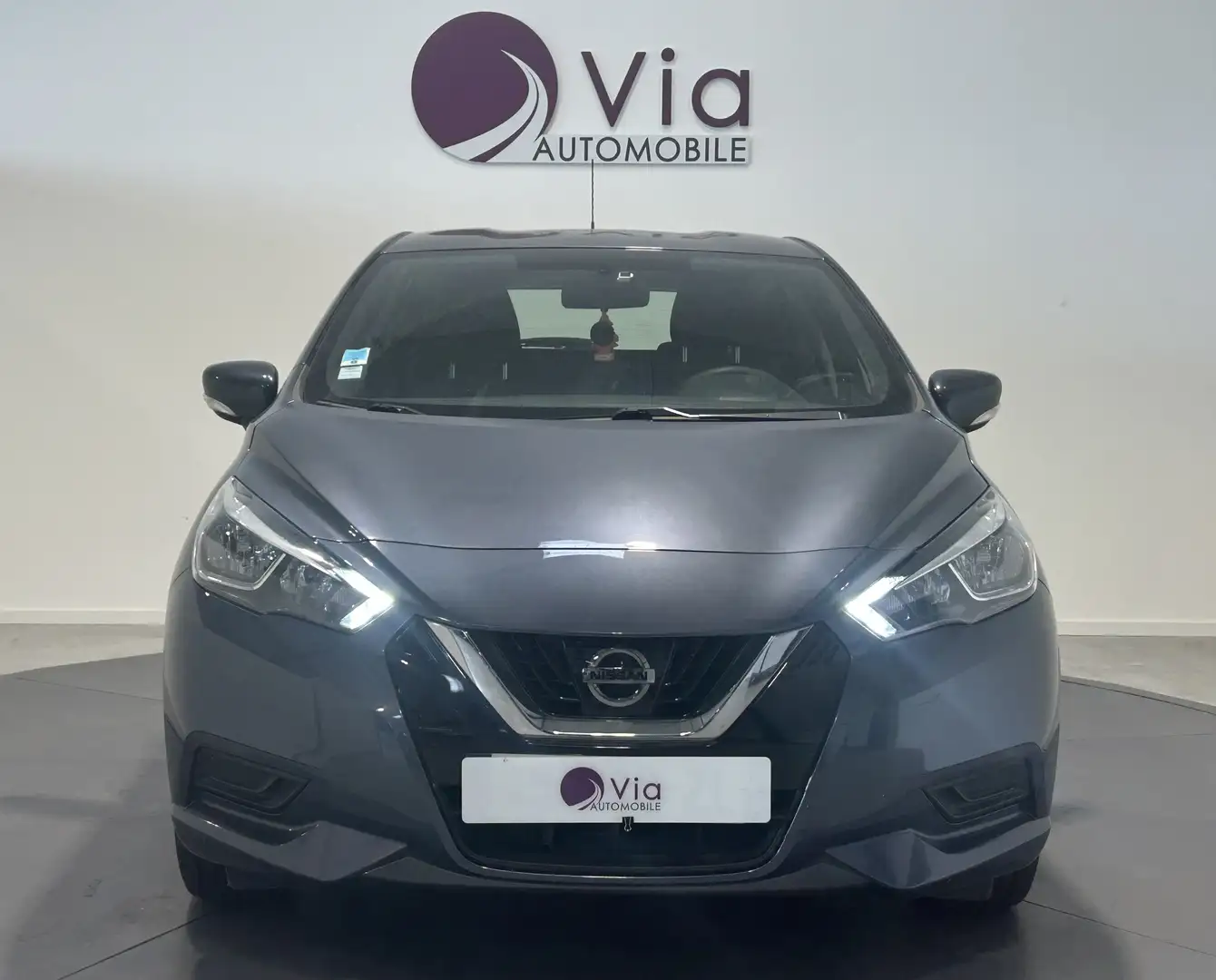 Nissan Micra IG 71 Visia Gris - 2