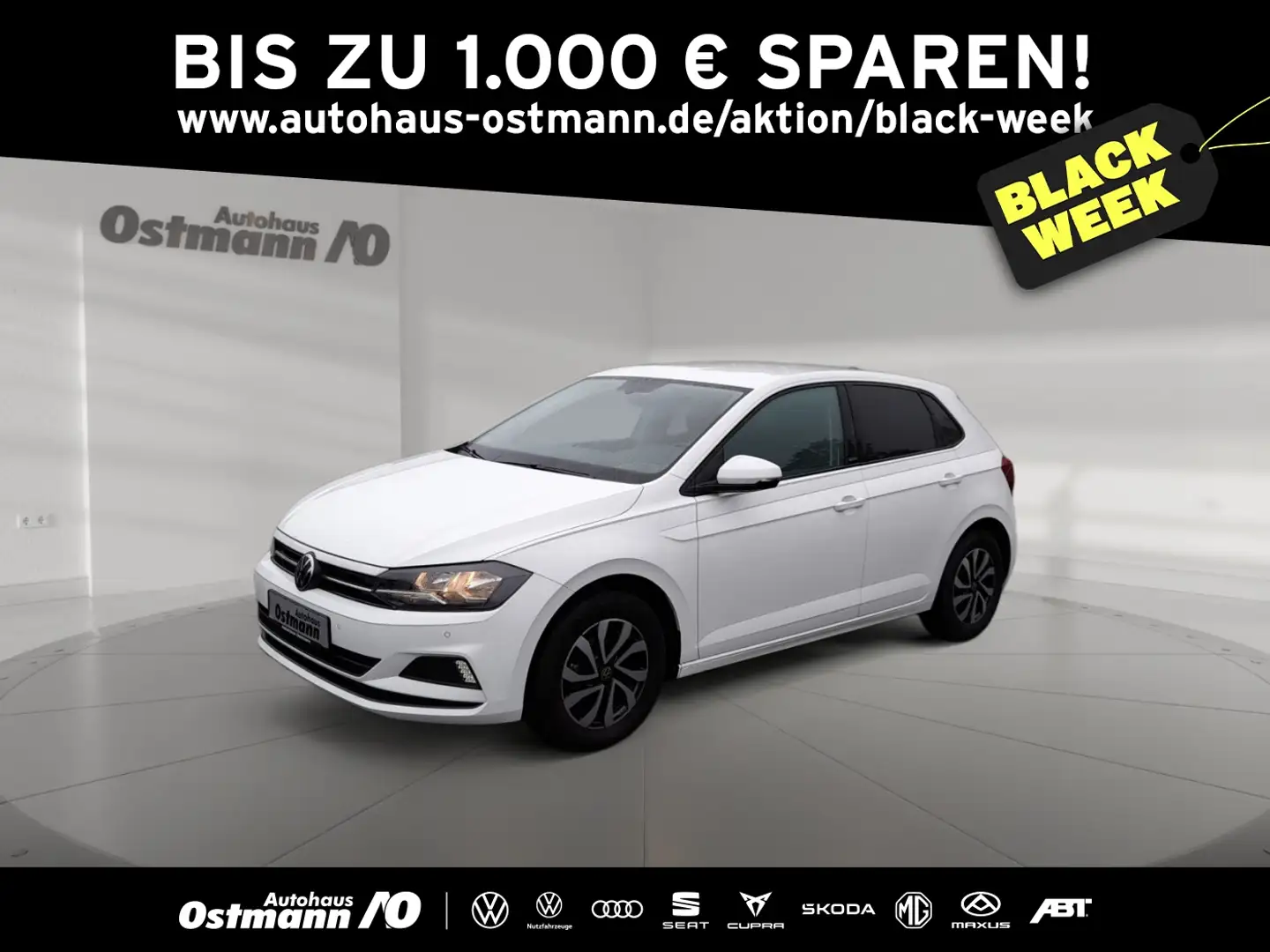 Volkswagen Polo VI 1.0 Active PDC SHZ 2kLima Weiß - 1
