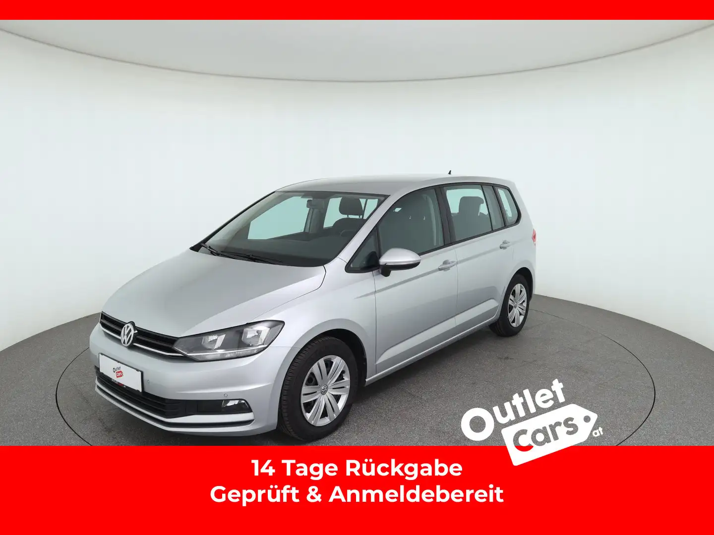 Volkswagen Touran TDI SCR 5-Sitzer Silber - 1