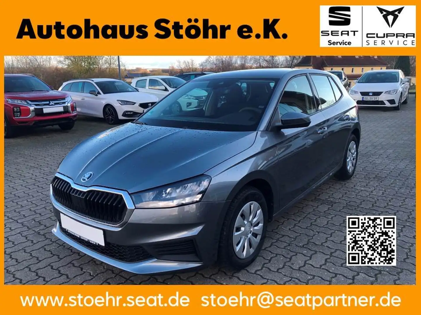 Skoda Fabia Active 1.0i 48KW Gris - 1