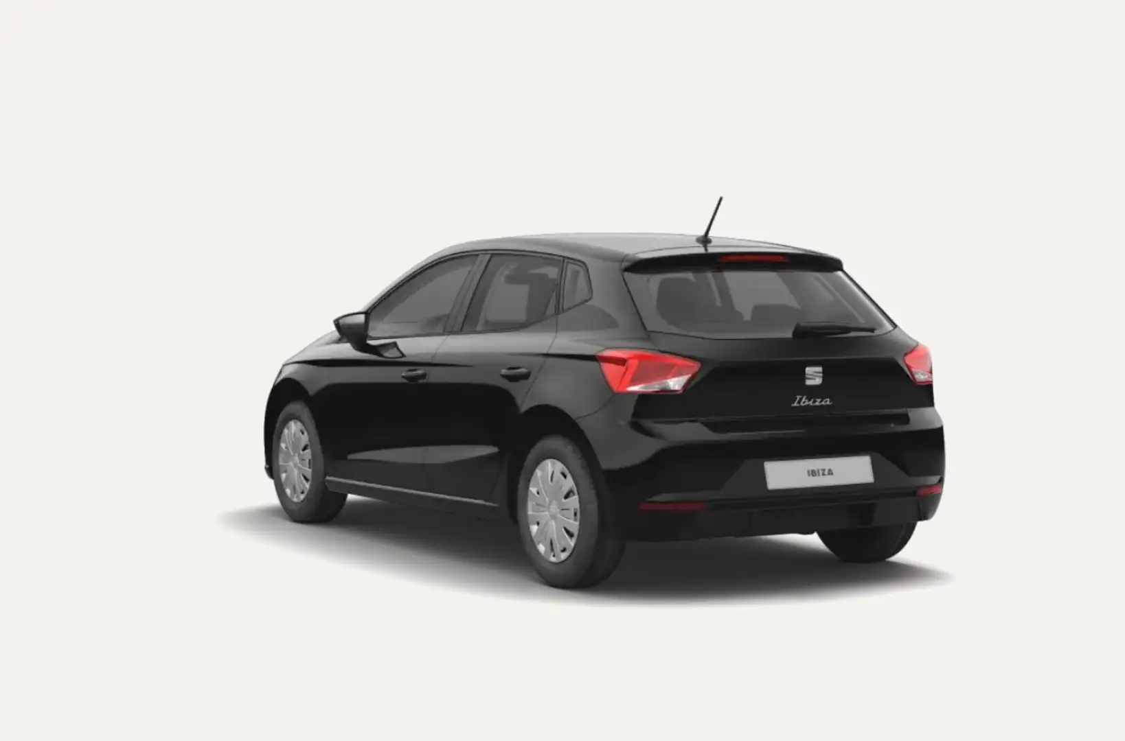 SEAT Ibiza 1.0 MPI 80pk Reference private lease 383,- Zwart - 2