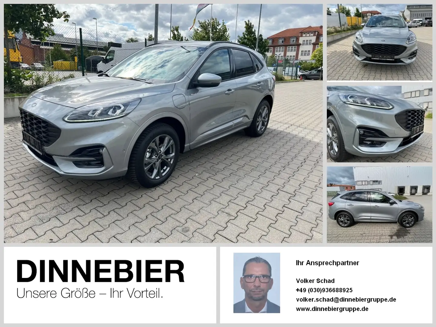 Ford Kuga ST-LINE X AHK+HUD+LED+elektr.HECKKLAPPE Zilver - 1
