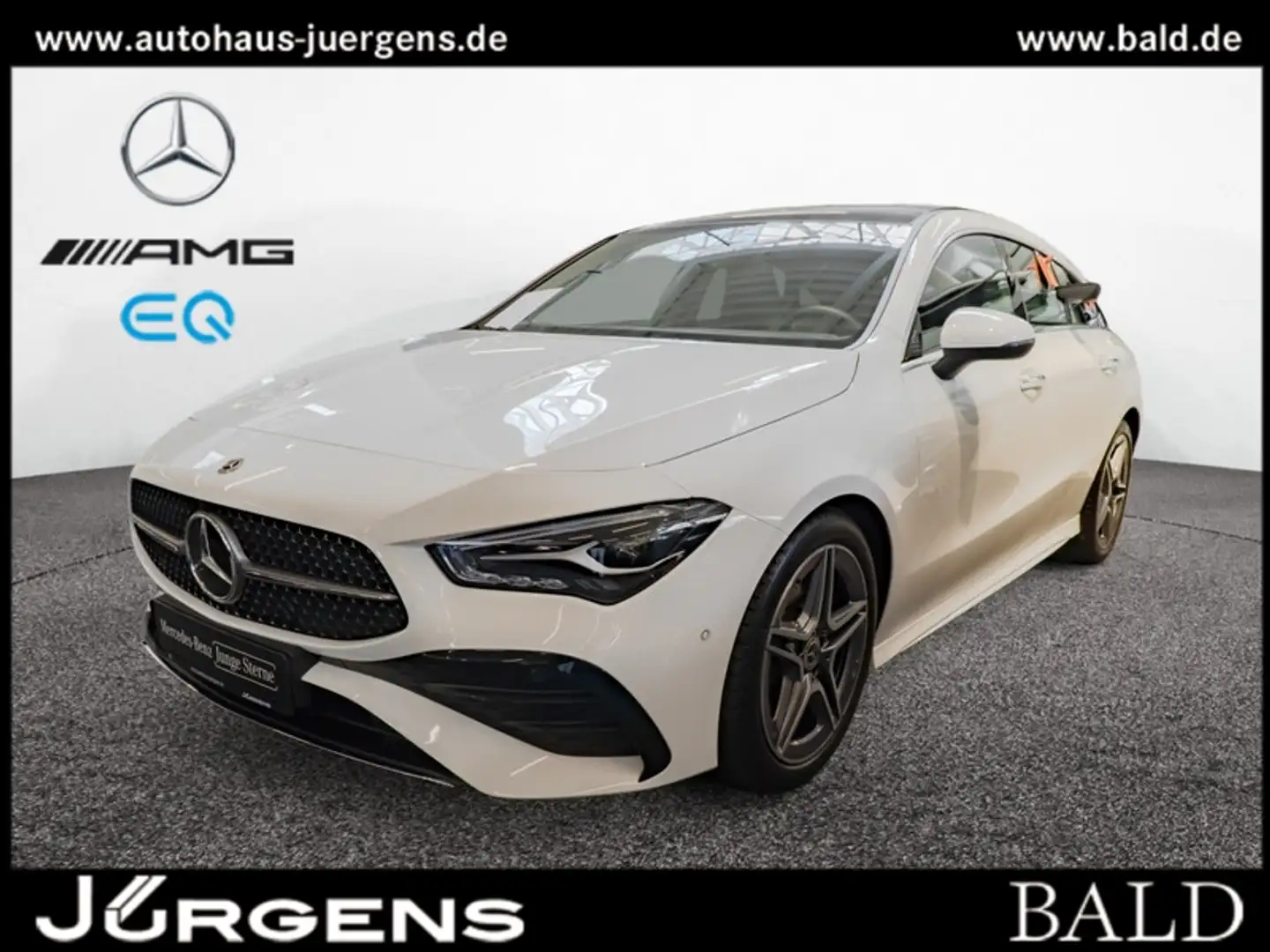 Mercedes-Benz CLA 200 d SB AMG-Sport/LED/Cam/Pano/Totw/Keyl/18 Blanc - 1