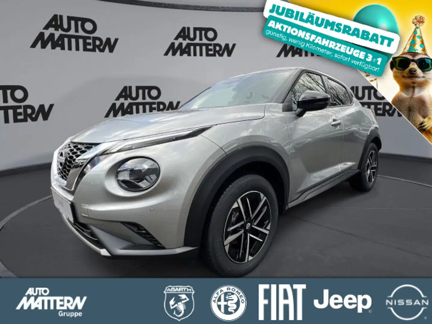 Nissan Juke Klimaaut.|Kamera|PDC|NAVI|LED|SHZ|CarPlay Silber - 1