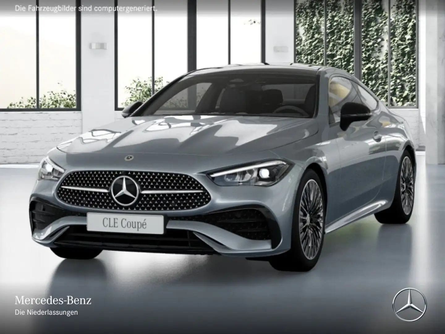 Mercedes-Benz CLE 180 AMG+NIGHT+PANO+360+AHK+LED+TOTW+KEYLESS+9G Argintiu - 2