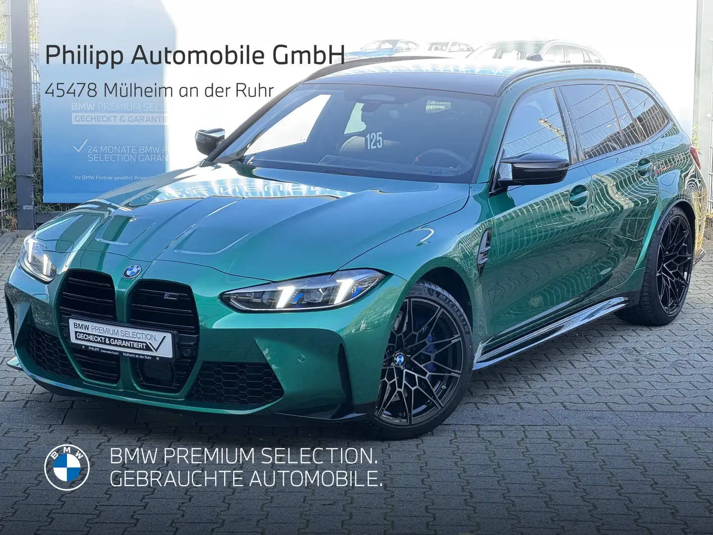 BMW M3 Touring xDrive DA-Prof h&k Ad-Led PA Keyless Grün - 1
