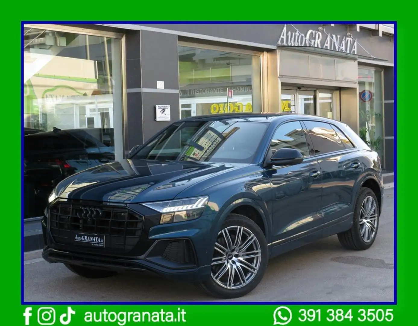 Audi Q8 50 3.0Tdi286cv mhev Sport Quattro S-line Tiptronic Blu/Azzurro - 1