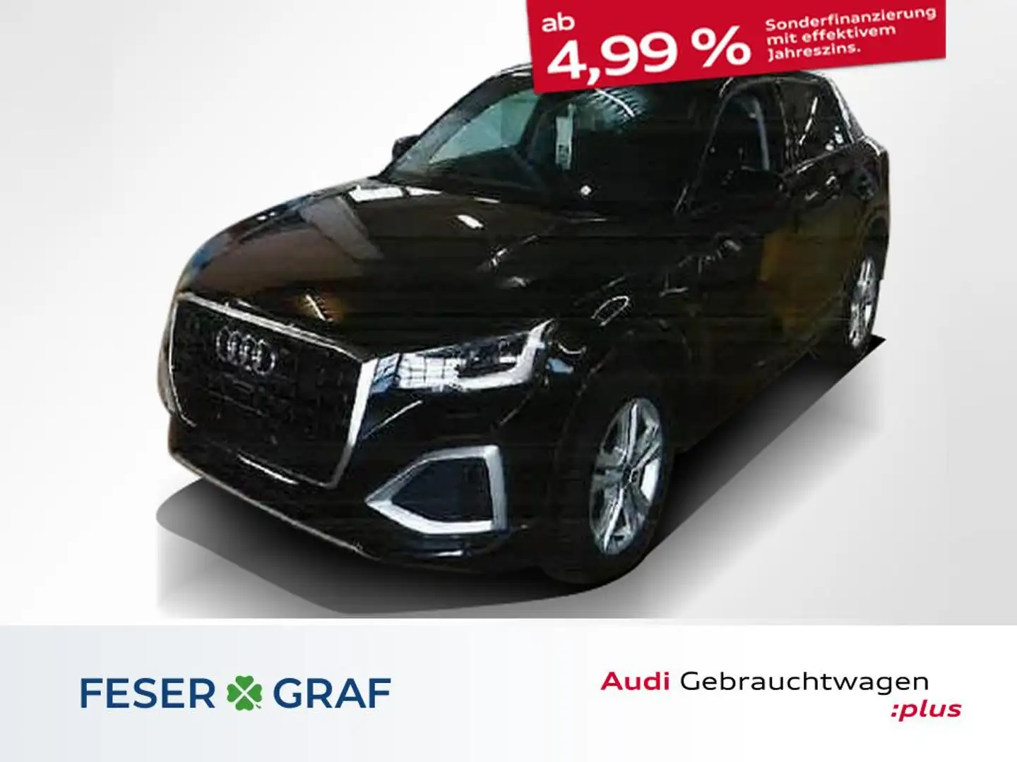 Audi Q2 35 TFSI advanced Stronic,LED,Pano,Kamera Schwarz - 1
