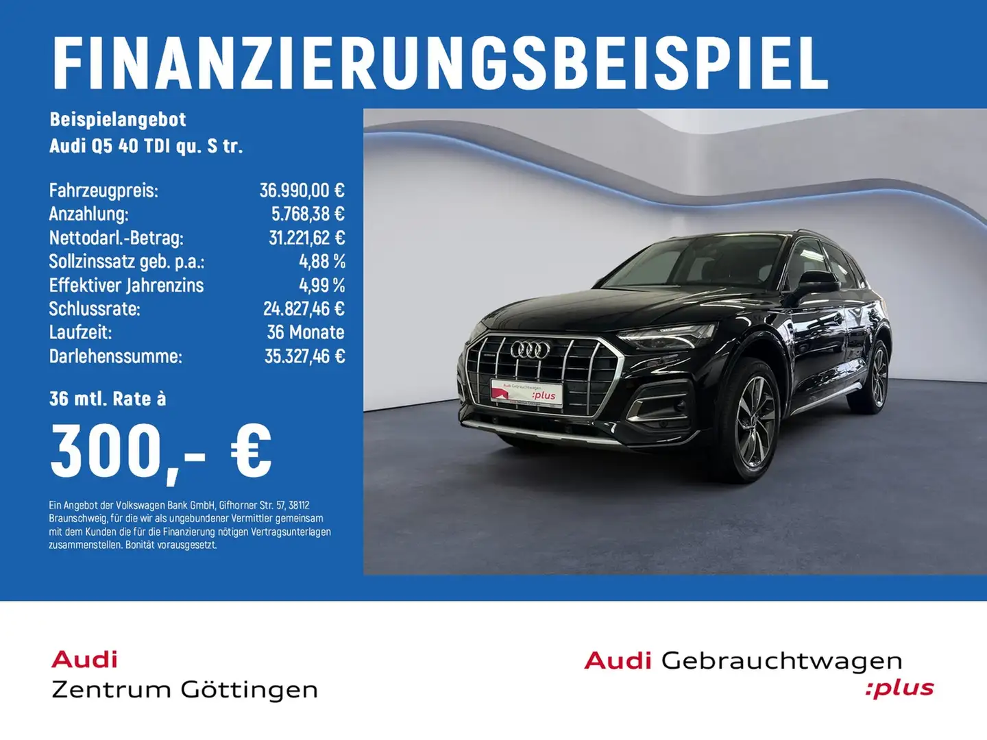 Audi Q5 40 TDI qu. S tr. advanced PANO+AHK+MATRIX+ACC Zwart - 2