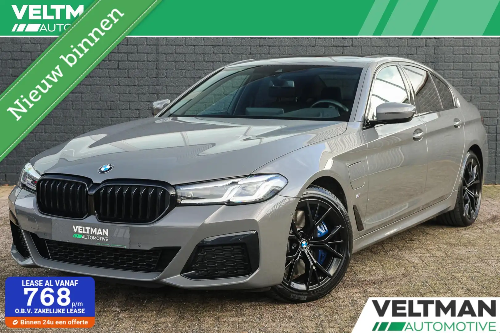 BMW 545 5-serie 545e xDrive M-SPORT PANO HEAD UP CAMERA SF Grijs - 1
