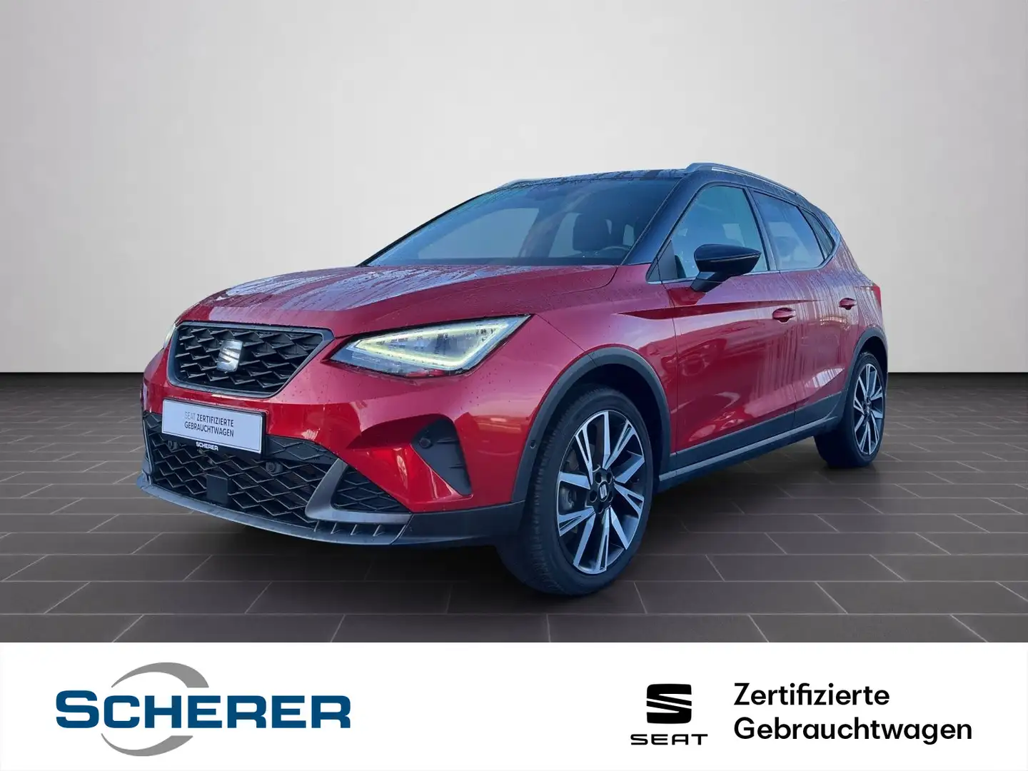SEAT Arona FR 1,0 TSI LED SHZ CARPLAY KESSY 18ZOLL Rot - 1