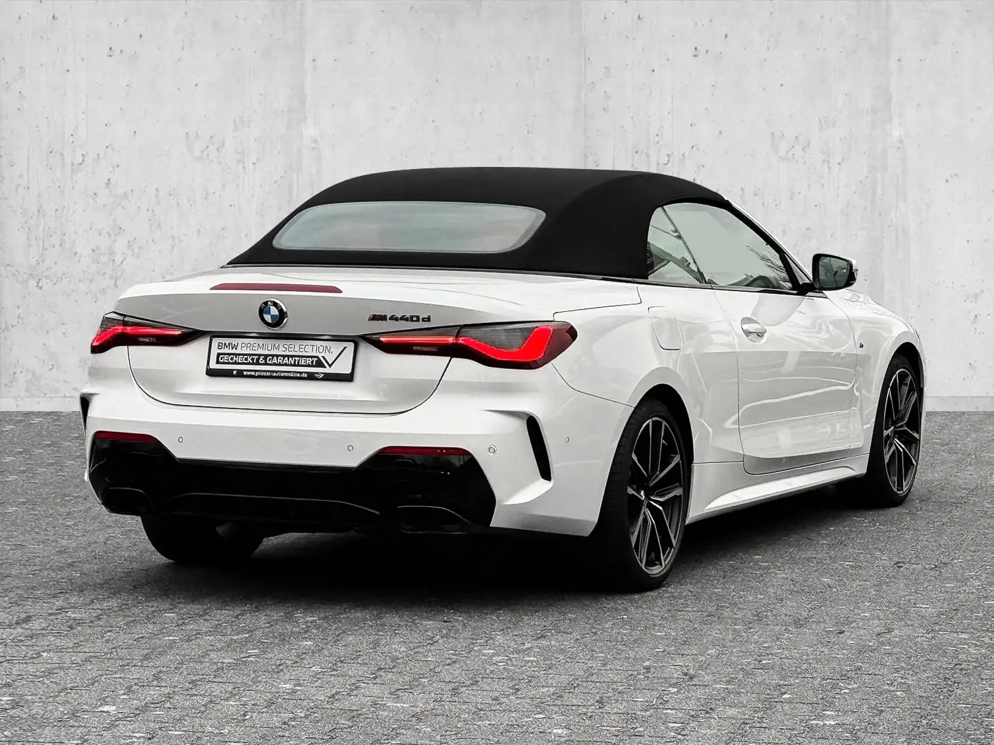 BMW 440 M440d xDrive M Sport ACC+RFK+NAVI+LASER+DAB+H&K Weiß - 2