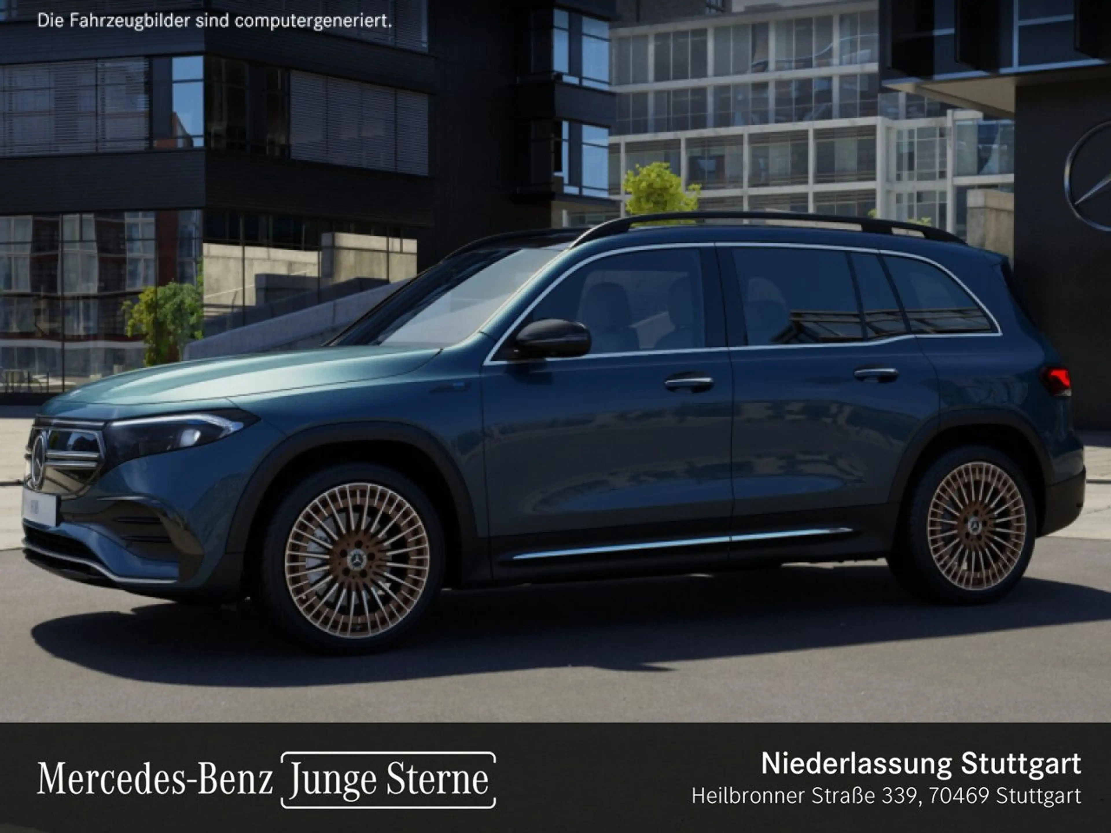 Mercedes-Benz EQB 350 4M ELECTRICART+20"+PLUS-PAKET+PANO+360+HUD — photo 3