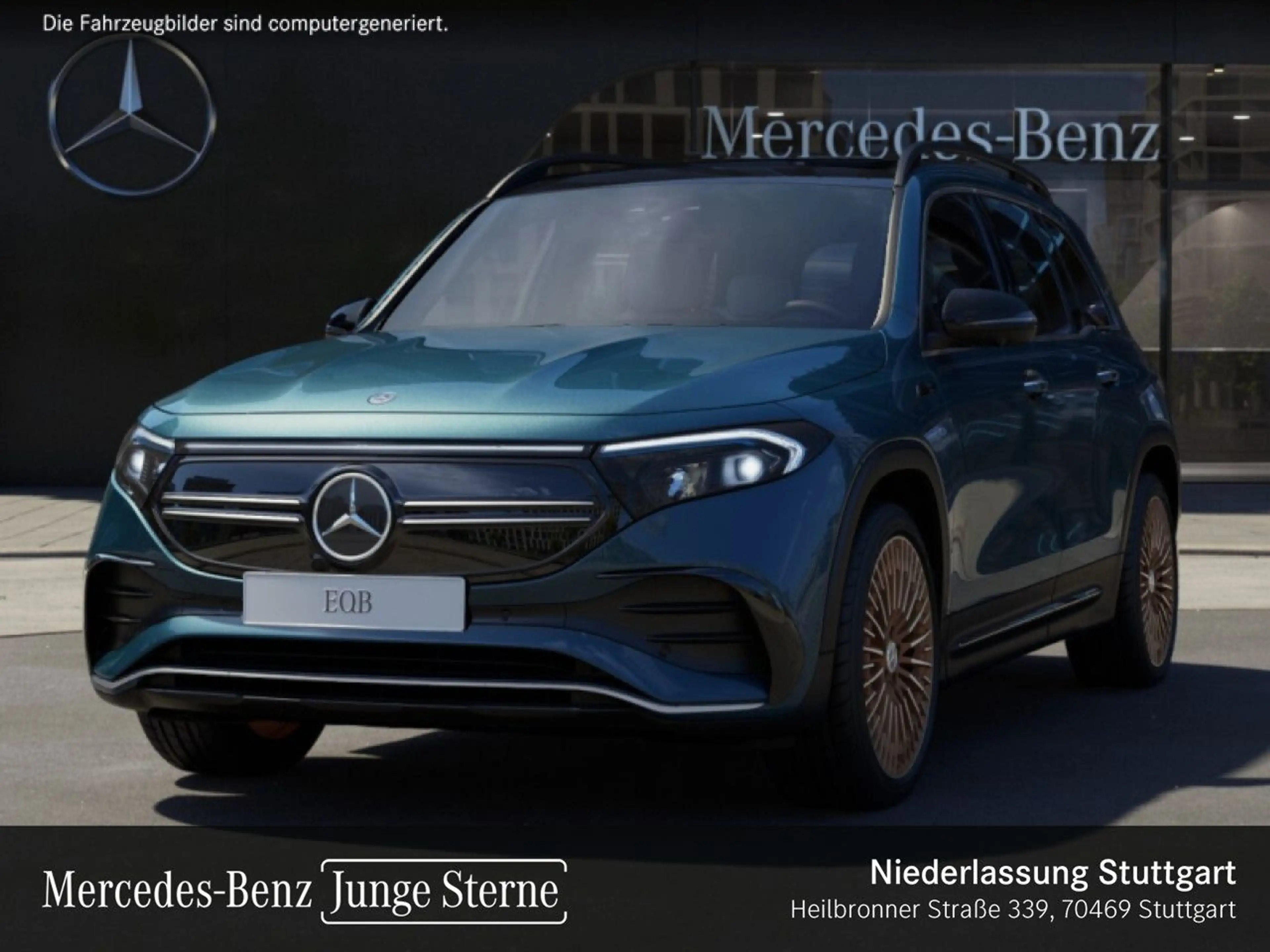 Mercedes-Benz EQB 350 4M ELECTRICART+20"+PLUS-PAKET+PANO+360+HUD — photo 2