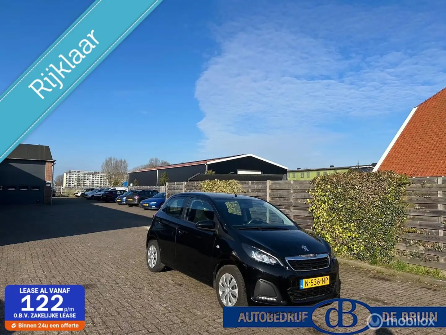 Peugeot 108 1.0 e-VTi Allure 20-12-2021 ! Zwart - 1