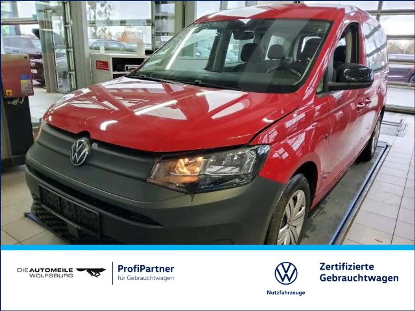 Volkswagen Caddy Kombi 1.5 TSI Maxi ACC/Multilenk/Sitzhzg Rot - 1