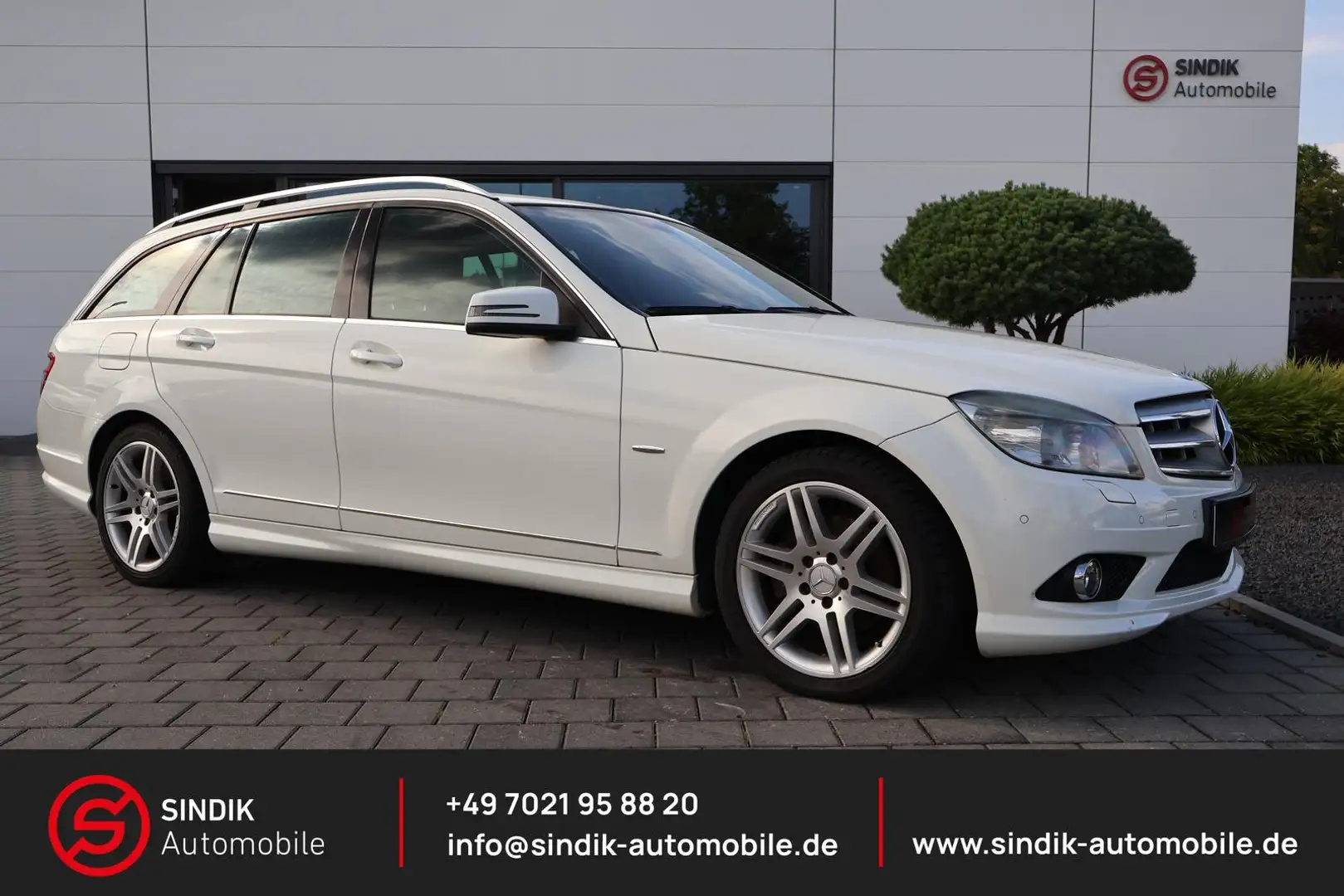 Mercedes-Benz C 220 CDI T AMG-Avantgarde-Xenon-Navi-PTS Weiß - 1