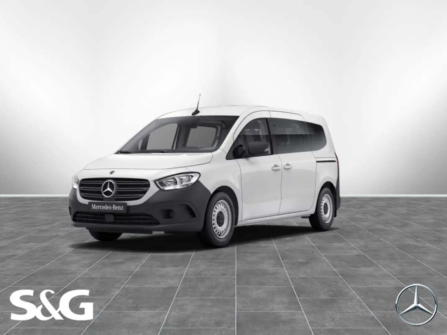 Mercedes-Benz Citan 112 CDI Mixto Lang MBUX+RüKam+AHK+Sitzkomf Белый - 1