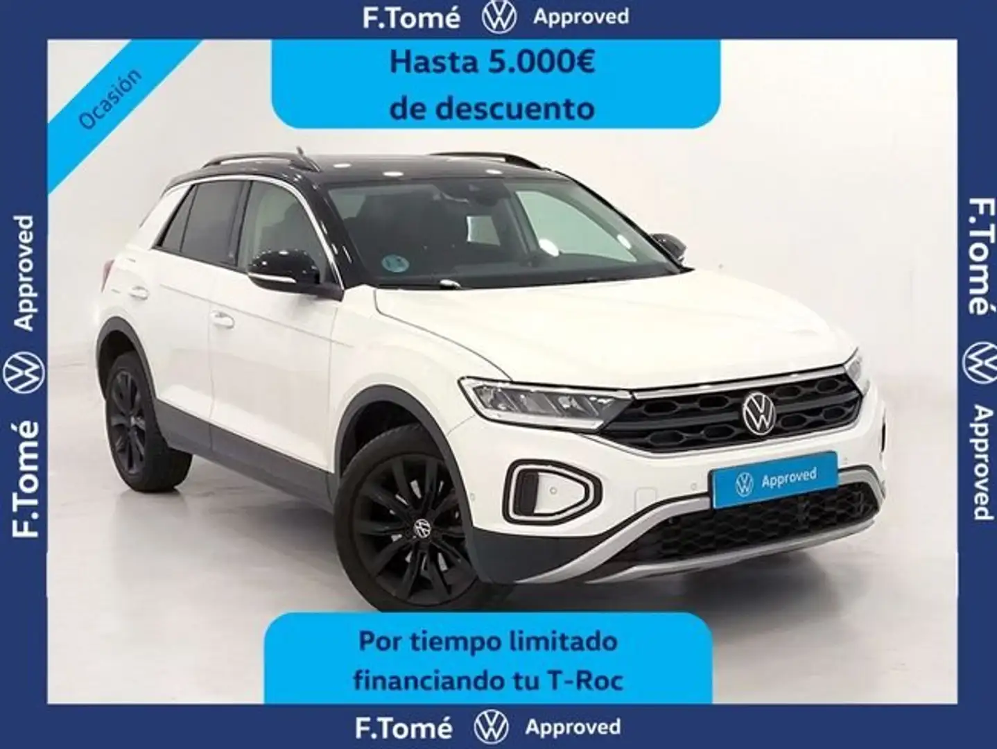 Volkswagen T-Roc 2.0TDI Dark 110KW Blanc - 1