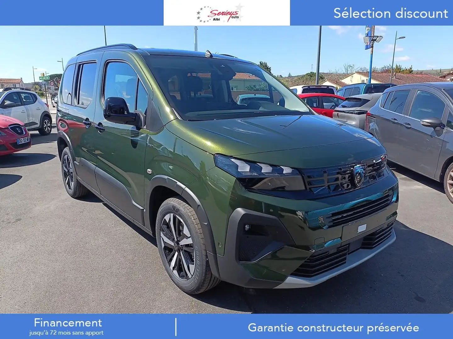 Peugeot Rifter GT BlueHDI 130 EAT8 +PK CONNECT Vert - 1